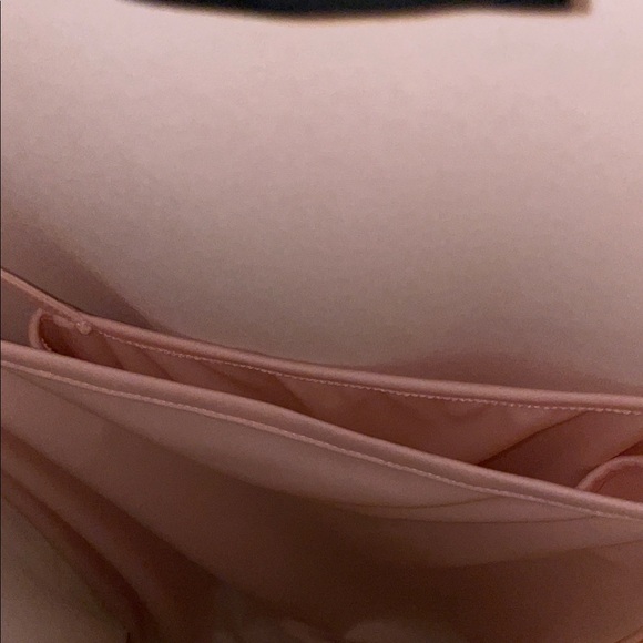 By&by Blush Sheer Blouse with Cuffed Sleeves and Attached Cami Size Small NWT - Picture 7 of 9